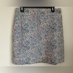 Talbots Multicolor Paisley Skirt, Size 10